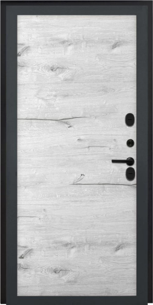 Входная дверь ДвериПРО Авеста Без фрезеровки Дуб арктик горизонт DPRO195662 внутренняя сторона