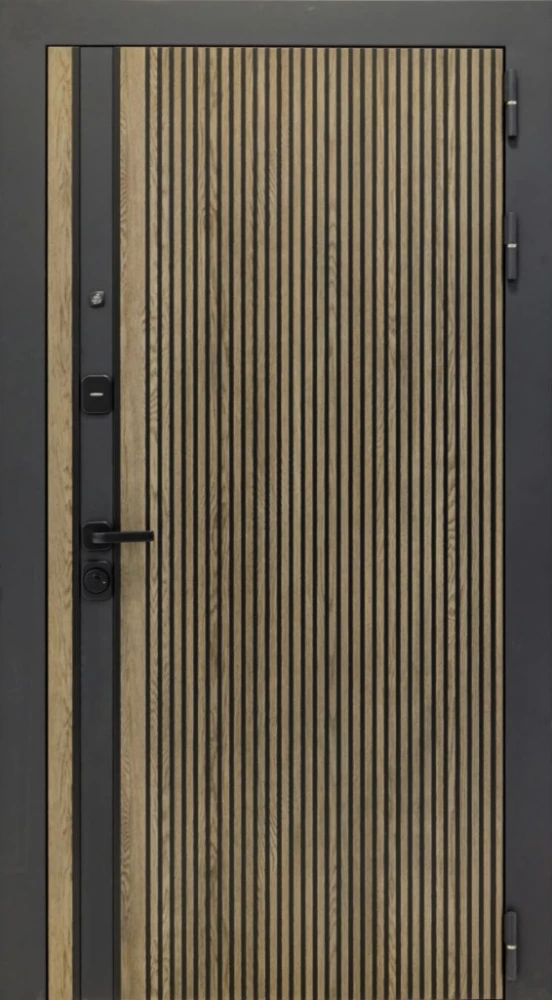 Входная дверь ДвериПРО Rosna ФЛ-609 (L-52, 10мм, белый матовый) DPRO197984 внешняя сторона