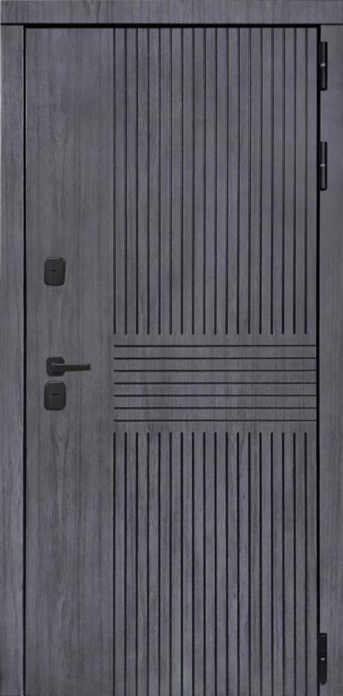 Входная дверь ДвериПРО Берген ФЛ-790 Velutto Grigio DPRO201251 внешняя сторона