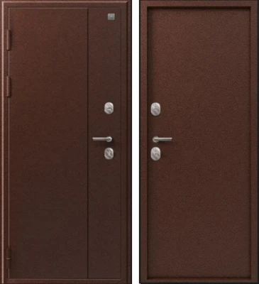 Дверь V-01 медь антик - медь антик