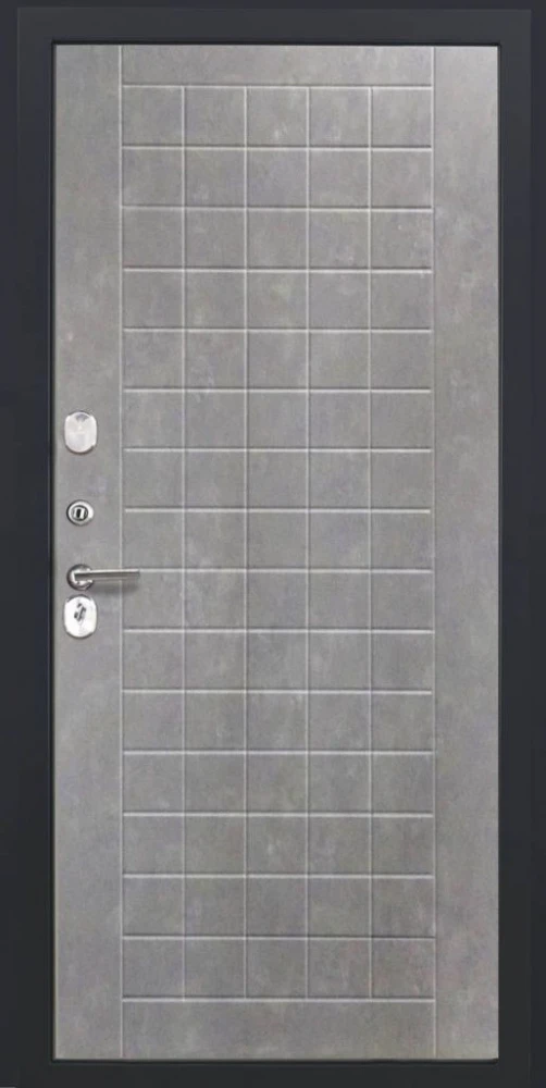 Входная дверь ДвериПРО Квадро ФЛ-256 (10мм, бетон пепельный) DPRO197938 внутренняя сторона