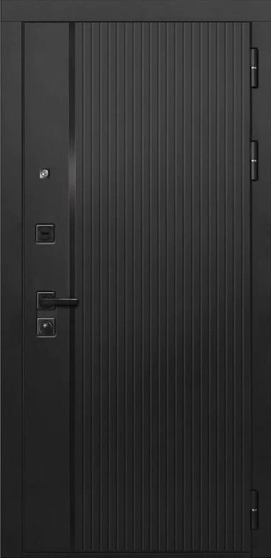 Входная дверь ДвериПРО L-45 Без фрезеровки Дуб пацифик горизонт DPRO195665 внешняя сторона