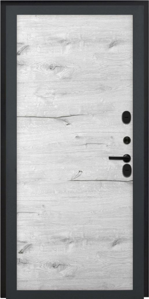 Входная дверь ДвериПРО Авеста Без фрезеровки Дуб арктик горизонт DPRO195662 внутренняя сторона