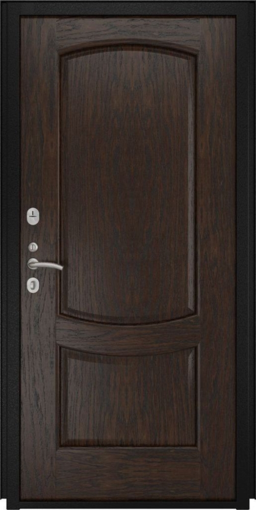 Входная дверь ДвериПРО Модель L-48 Лаура-2 (16мм, мореный дуб) DPRO195993 внутренняя сторона